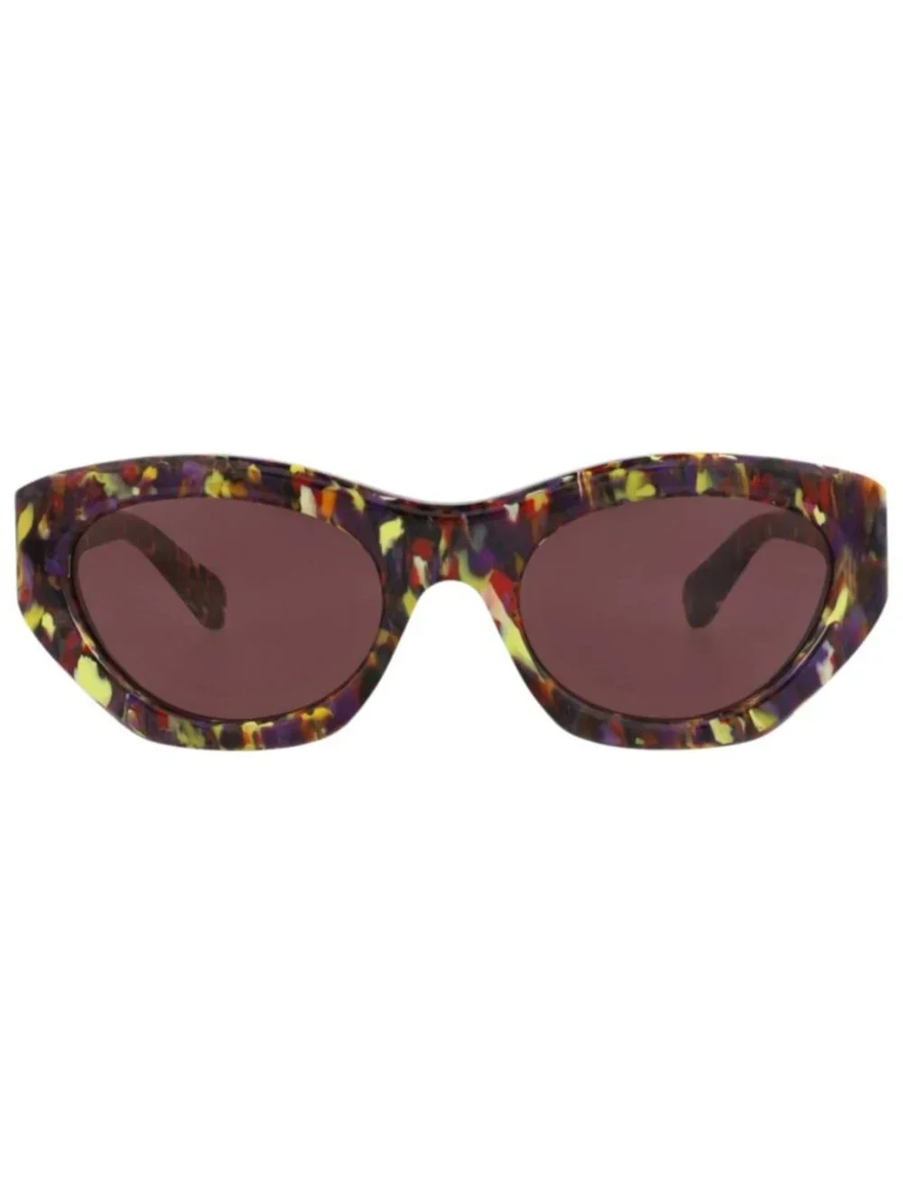 New Chloé Women's Sunglasses Cat Eye Recycled Acetate Frame Violet Violet Violet